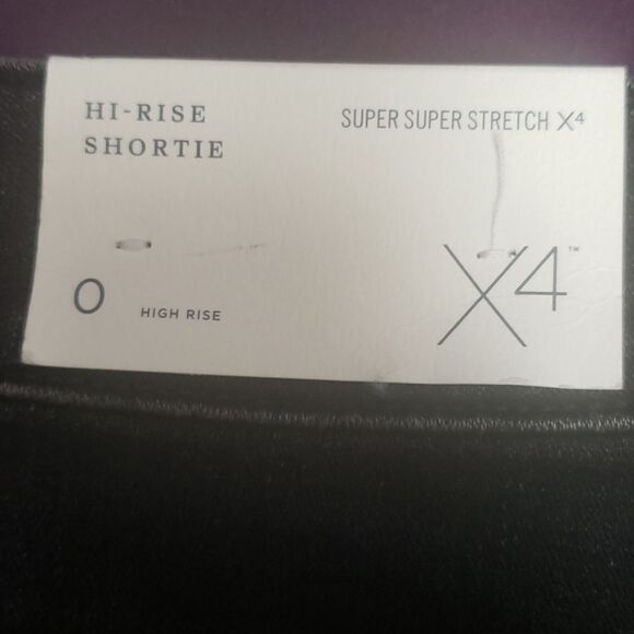 𝅺american Eagle High Rise Shorty Black Jean Short Size 0 New Perfect for Summer! - Picture 7 of 8